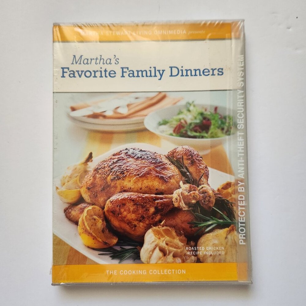 Martha Stewarts Favorite Family Dinners DVD The Cooking Collection